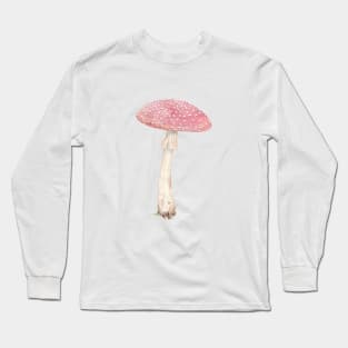 Amanita muacaria (fly Agaric mushroom) Long Sleeve T-Shirt